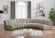 Infinity - 5 Piece Boucle Modular Sectional - Simple Home Plus