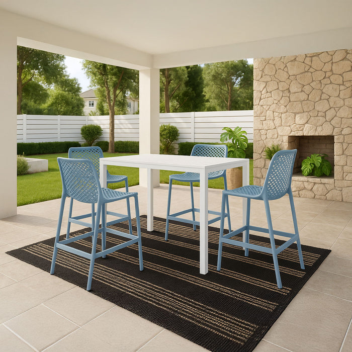 Mykonos - Outdoor Patio Stool (Set of 2) - Simple Home Plus