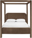 Salina - Velvet Upholstered Bed - Simple Home Plus