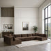 Shaggy - 7 Piece Modular U-Shaped Armless Sectional - Simple Home Plus