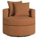 Debbie - Upholstered Swivel Accent Chair - Simple Home Plus