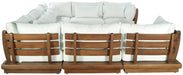 Mirella - 8 Piece Water Resistant Fabric Upholstered Outdoor Patio Modular Sectional - Simple Home Plus