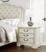 Arlendyne - Antique White - Three Drawer Night Stand - Simple Home Plus