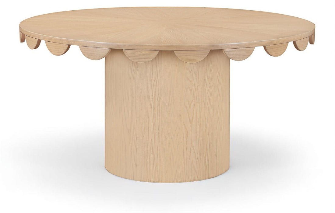 Dahlia - Oak Veneer Dining Table - Simple Home Plus