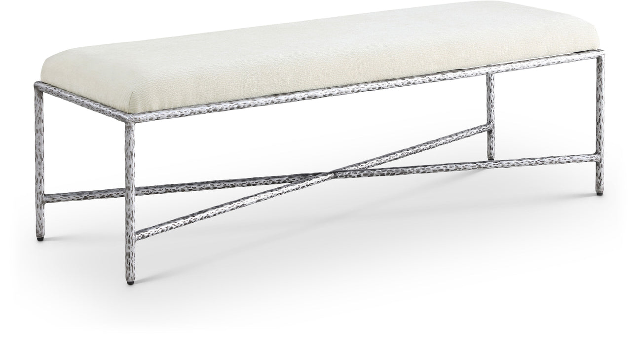 Valley - Bench With Silver Frame - Simple Home Plus
