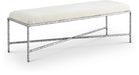 Valley - Bench With Silver Frame - Simple Home Plus