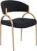 Privet - Dining Chair Set - Gold Base - Simple Home Plus