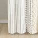 Imani - Printed Shower Curtain With - Ivory - Simple Home Plus