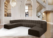 Arc - Boucle Fabric Modular Sectional - Simple Home Plus
