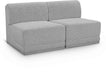 Ollie - 2 Seat Armless Modular Sofa - Simple Home Plus