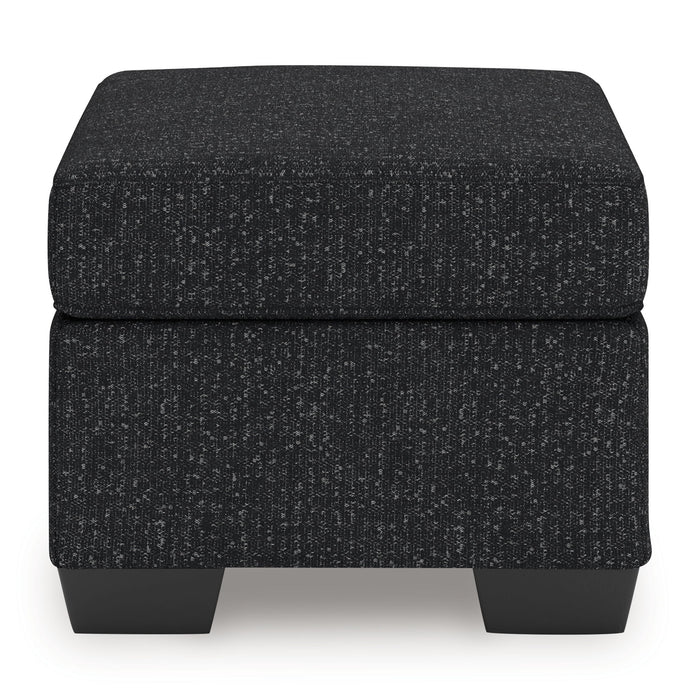 Jasmine Peaks - Ottoman - Coal - Simple Home Plus