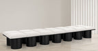 Pavilion - 14 Piece Modular Bench With Black Base - Simple Home Plus