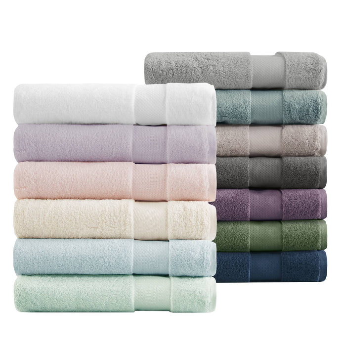 Turkish - 6 Piece Bath Towel Set - Charcoal - Simple Home Plus