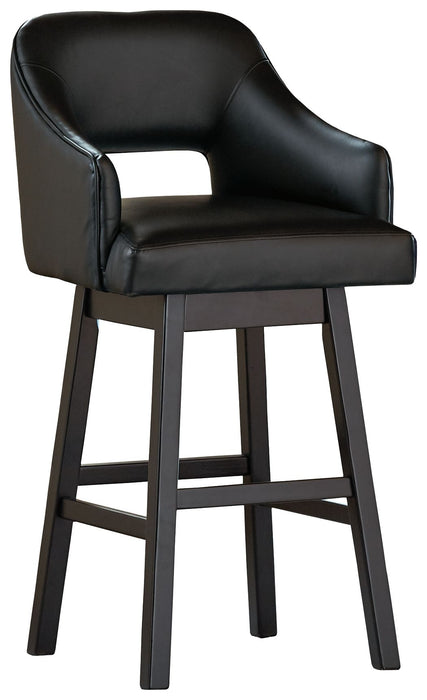 Tallenger - Upholstered Swivel Barstool (Set of 2) - Simple Home Plus