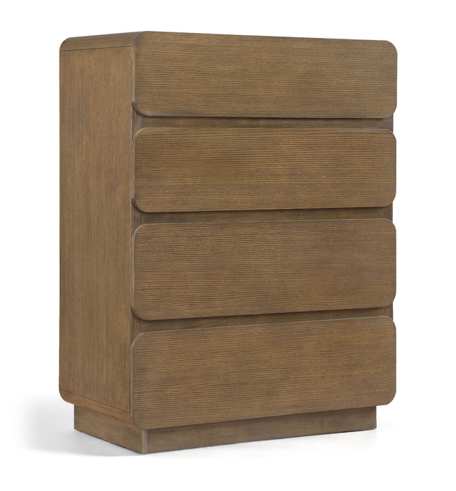 Adagio - Solid Wood And Oak Veneer Chest - Simple Home Plus