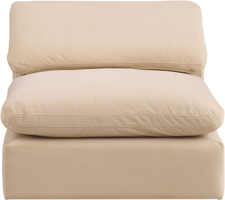 Comfy - Velvet Armless Chair - Simple Home Plus