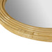 Luna - Natural Rattan Round Wall Mirror - Natural - Simple Home Plus