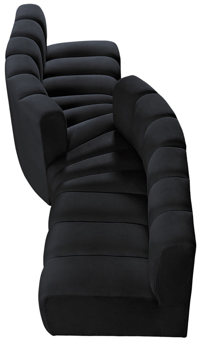 Arc - Velvet 4 Piece Sofa - Simple Home Plus