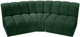 Arc - Boucle Fabric 3 Piece Modular Corner Sofa - Simple Home Plus