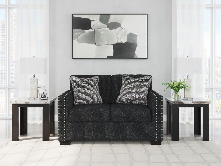 Jasmine Peaks - Loveseat - Coal - Simple Home Plus