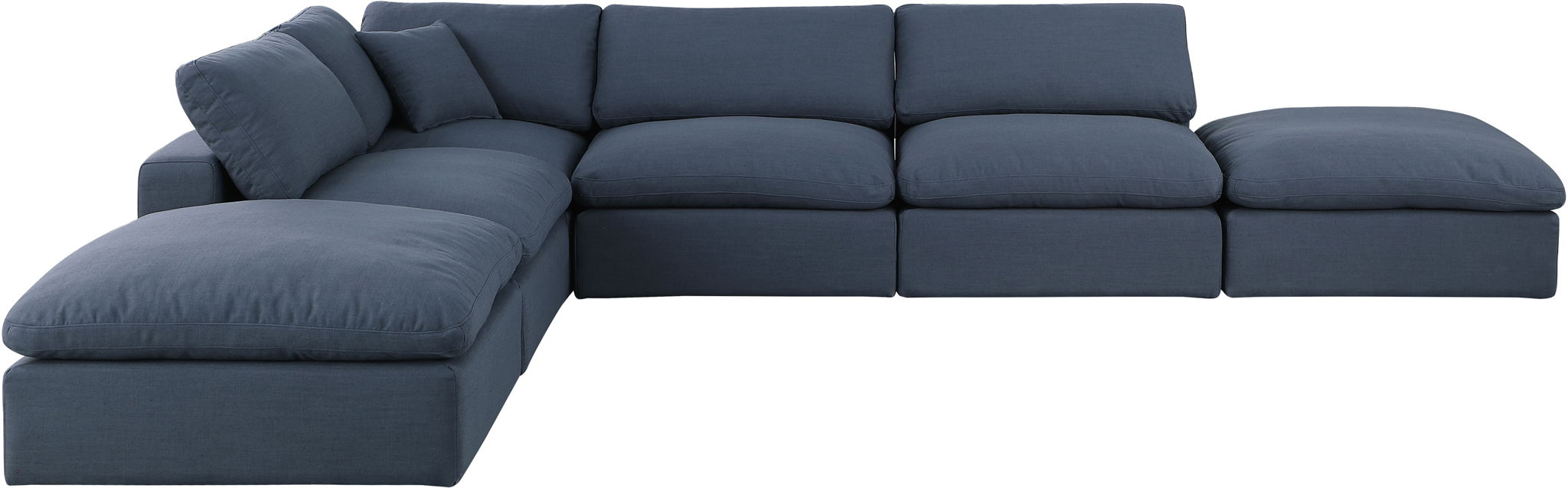 Comfy - 6 Piece Linen Modular Sectional - Simple Home Plus