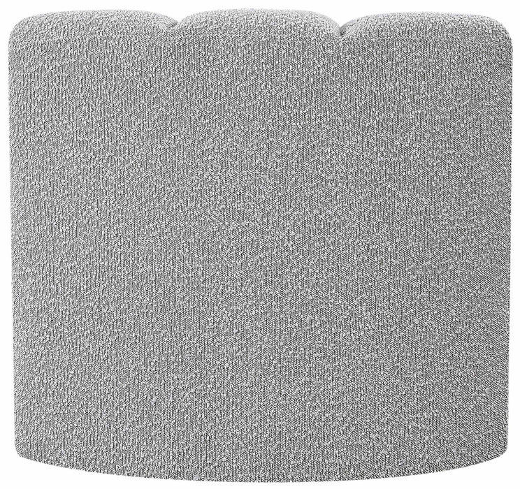 Arc - Boucle Fabric Curved Corner Chair - Simple Home Plus