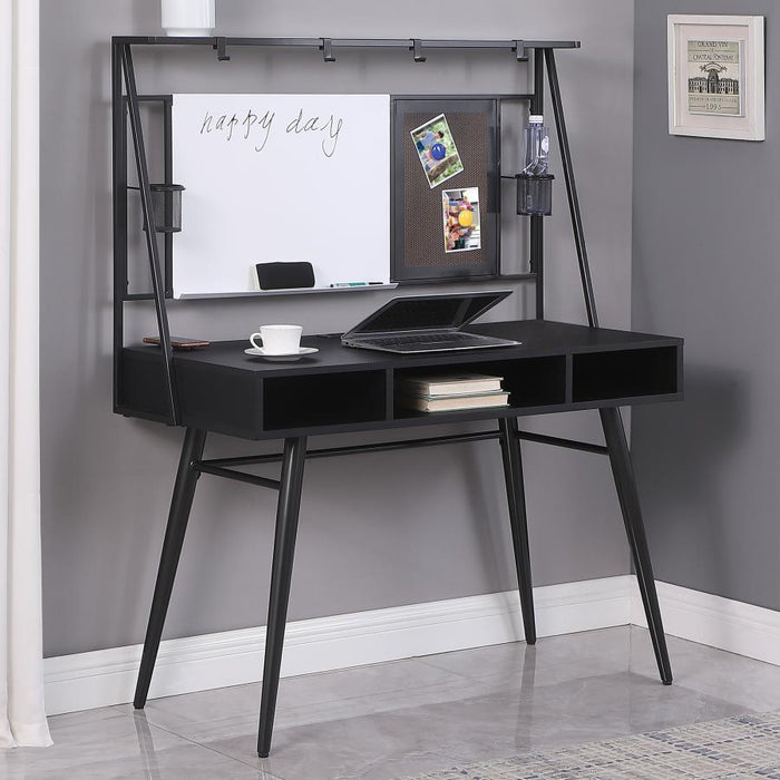 Jessie - Writing Desk With Whiteboard And USB - Black - Simple Home Plus