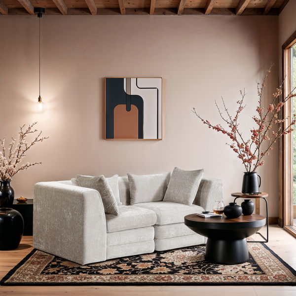 Stellar - 2 Piece 76" Upholstered Modular Loveseat