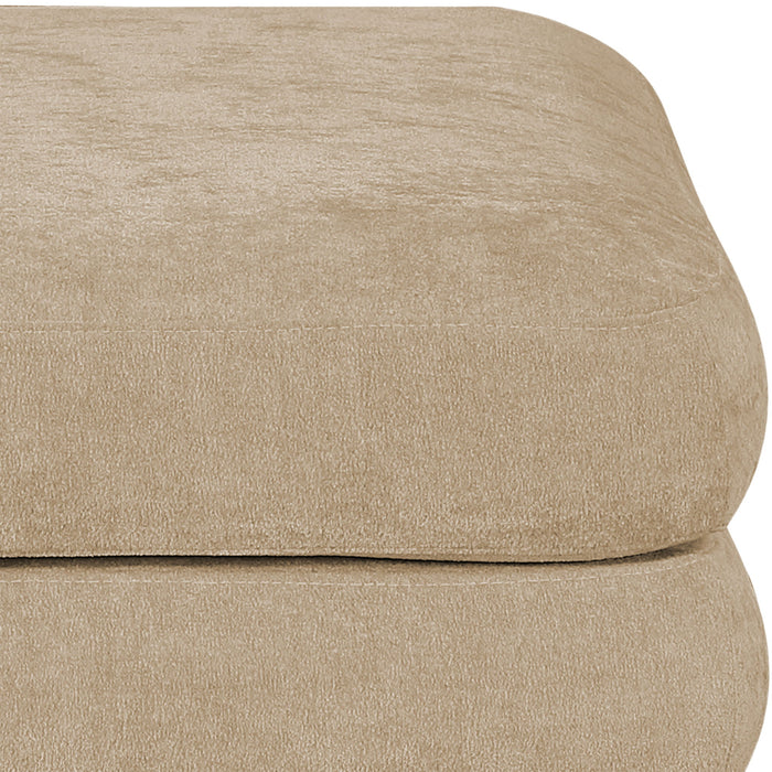Stellar - Chenille Fabric Upholstered Modular Modular Ottoman - Simple Home Plus