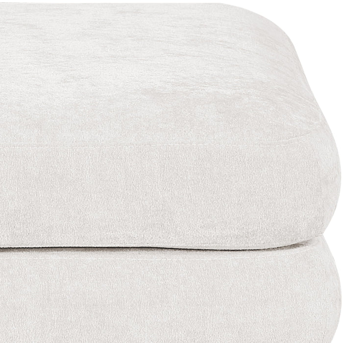 Stellar - Chenille Fabric Upholstered Modular Modular Ottoman - Simple Home Plus