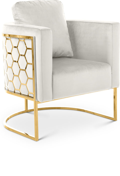 Casa - Chair with Gold Legs - Simple Home Plus