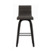Vienna - 26" Swivel Counter Stool - Black Wood - Simple Home Plus