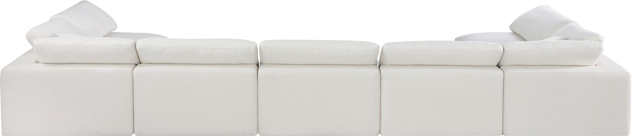 Comfy - 7 Piece Linen Modular Armless Sectional - Simple Home Plus