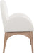 Waldorf - Boucle Dining Arm Chair With Natural Legs - Simple Home Plus