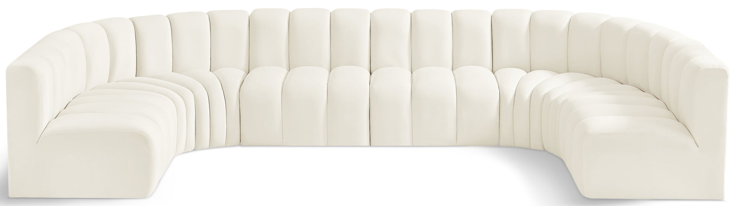 Arc - Velvet Modular U-Shaped Sectional - Simple Home Plus