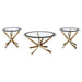 Brooke - Round Coffee Table Set - Simple Home Plus