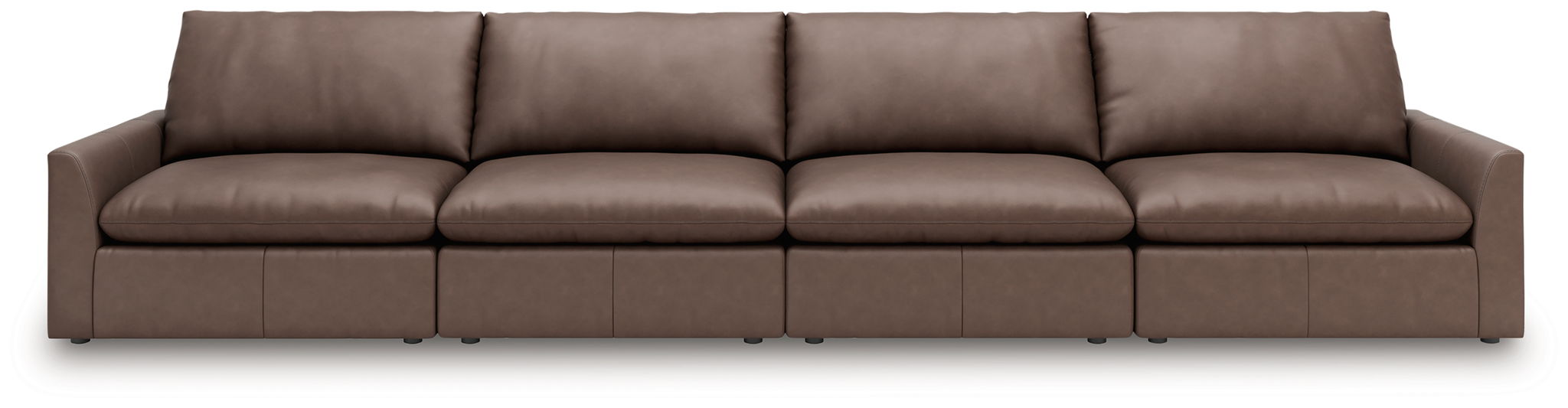 Whitehaven - 4-Piece Sectional Sofa - Brown - Simple Home Plus