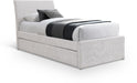 Myles - Chenille Twin Trundle Bed - Simple Home Plus