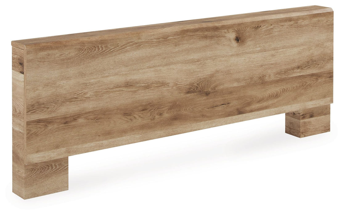 Hyanna - Full Panel Footboard - Tan - Simple Home Plus