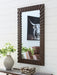 Advin - Dark Brown - Accent Mirror - Simple Home Plus