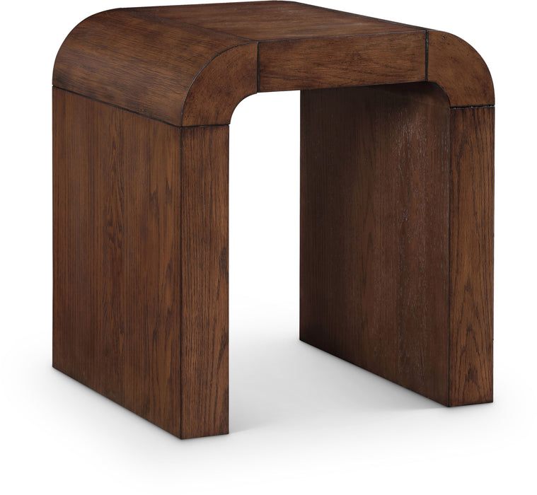 Toulon - Oak Veneer End Table - Simple Home Plus