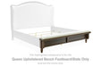 Sturlayne - Queen Upholstered Bench Footboard/Slats - Brown - Simple Home Plus