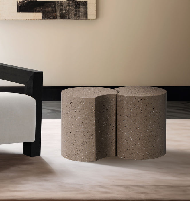 Dimple - 2 Piece Modular End Table - Terazzo Finish - Simple Home Plus