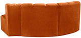 Arc - Velvet 3 Piece Modular L-Shaped Sofa - Simple Home Plus