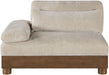 Turin - Fabric Upholstered Modular Arm Chair - Taupe - Simple Home Plus