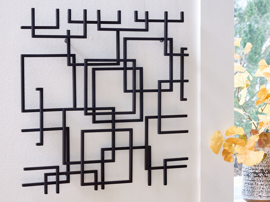 Aadanton - Black - Wall Decor - Simple Home Plus