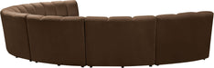 Infinity - 7 Piece Modular Sectional - Brown - Simple Home Plus