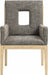 Gwendolyn - Dining Arm Chair With Natural Frame - Simple Home Plus