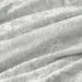 Mira - Crushed Velvet Sherpa Reversible Comforter Set - Silver - Simple Home Plus