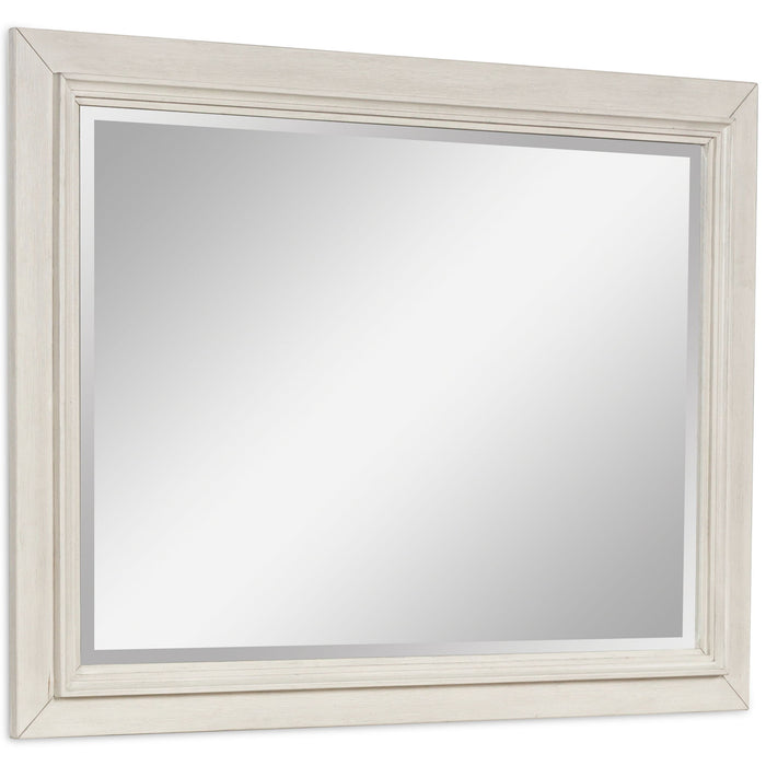 Shaybrock - Bedroom Mirror - Antique White / Brown - Simple Home Plus